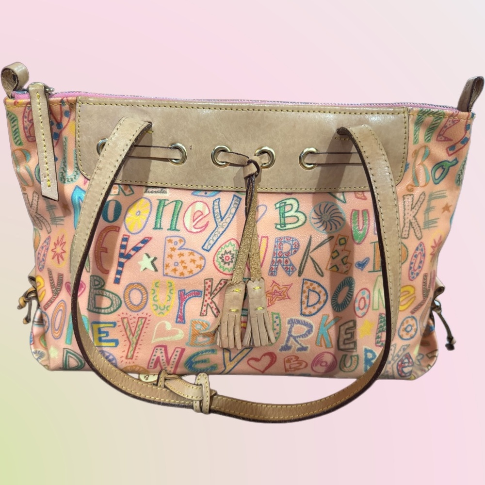 Classic Dooney & Bourke Signature Shoulder Bag